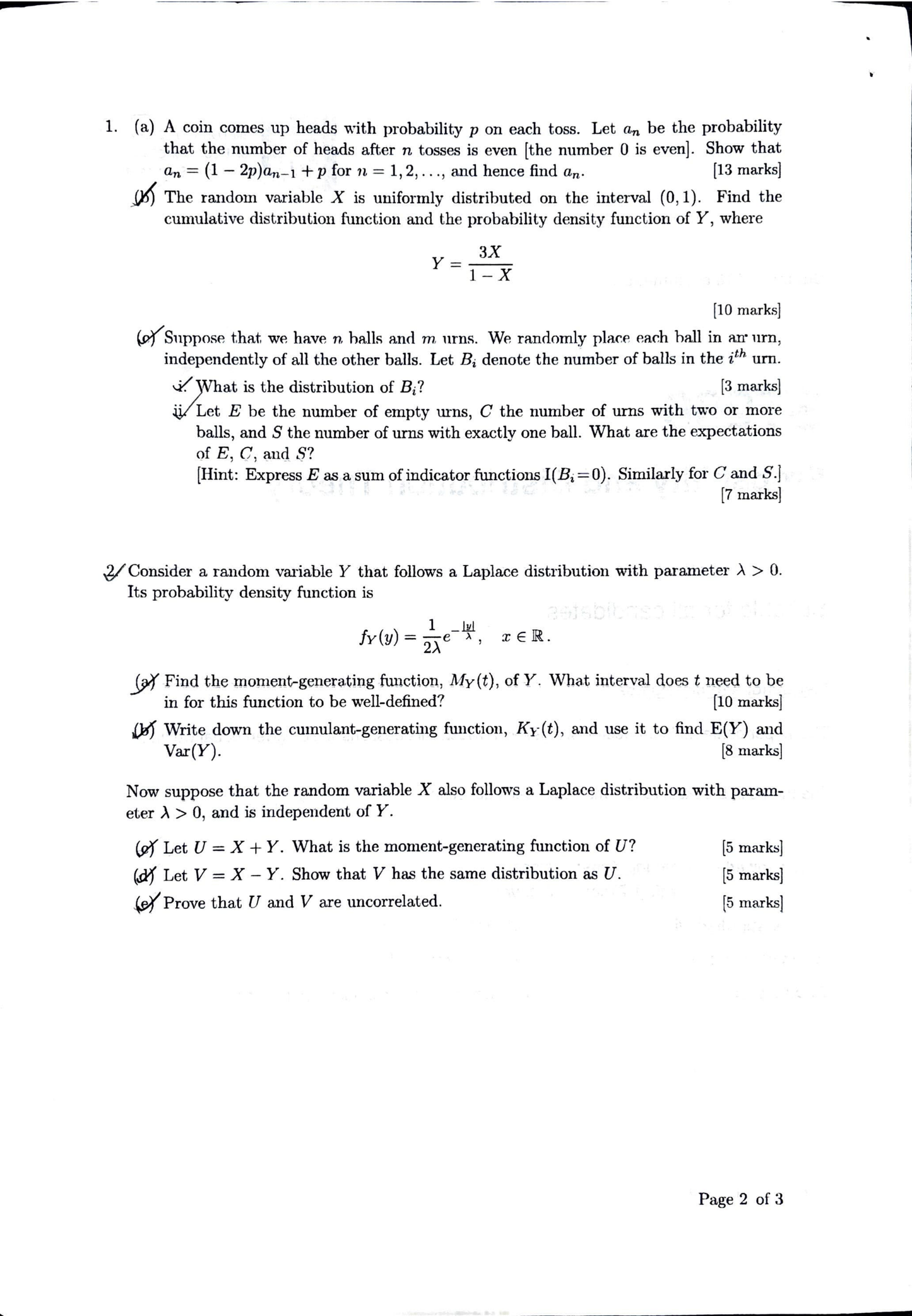 LSE Past Paper ST206 (2018) Pg2