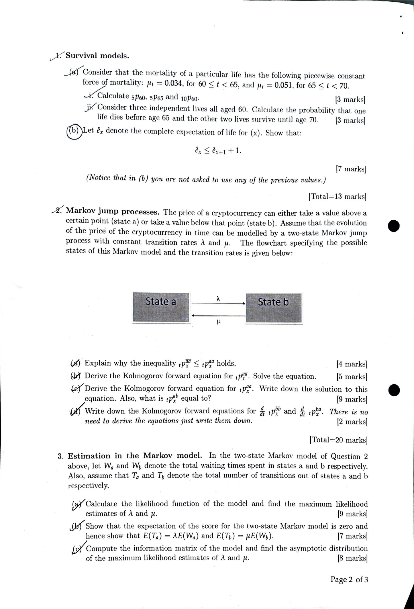 LSE Past Paper ST227 (2019) Pg2
