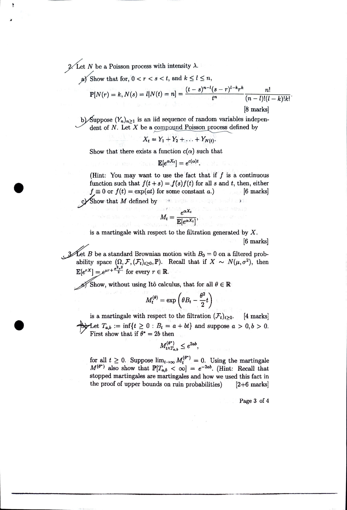 LSE Past Paper ST302 (2011) Pg2