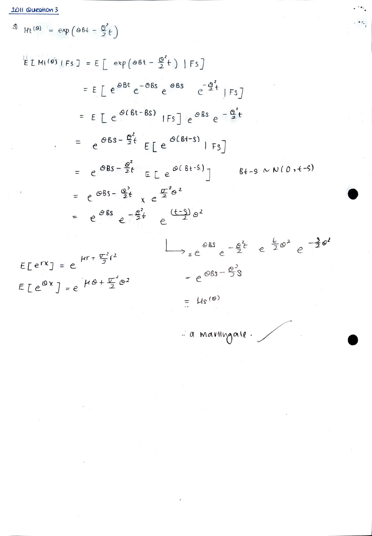 LSE Past Paper ST302 (2011) Pg3