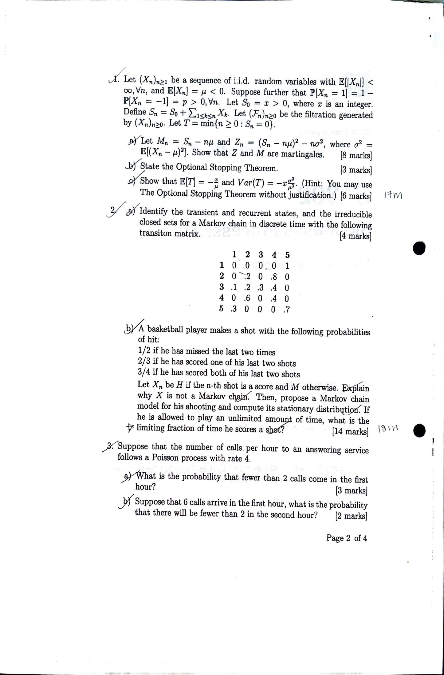 LSE Past Paper ST302 (2014) Pg2