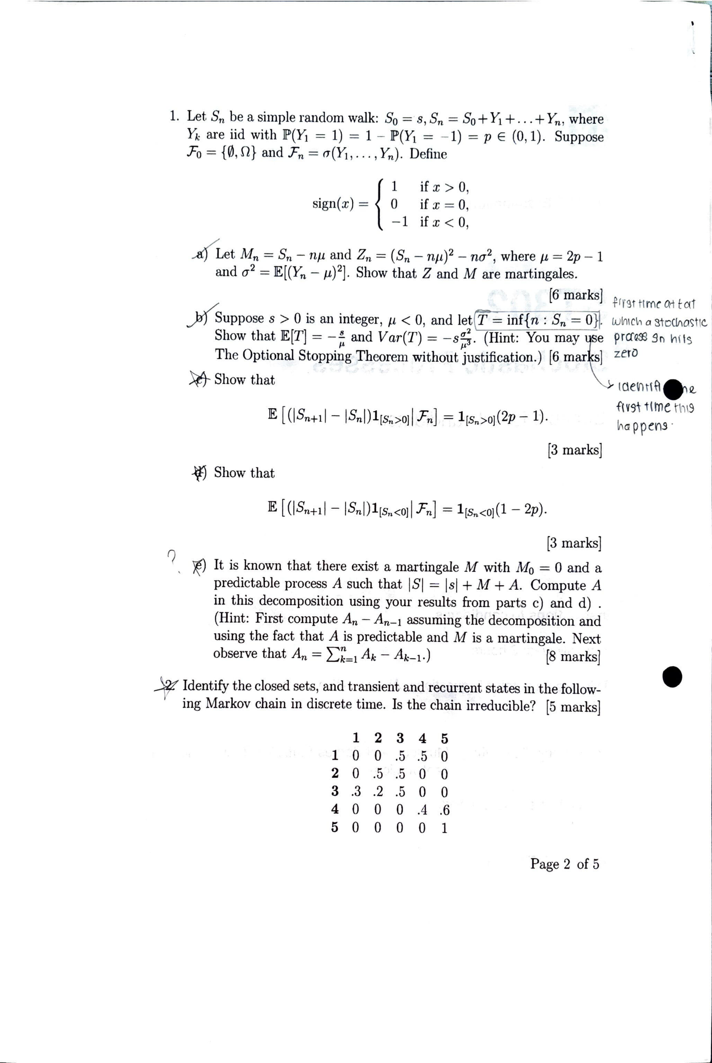 LSE Past Paper ST302 (2017) Pg2
