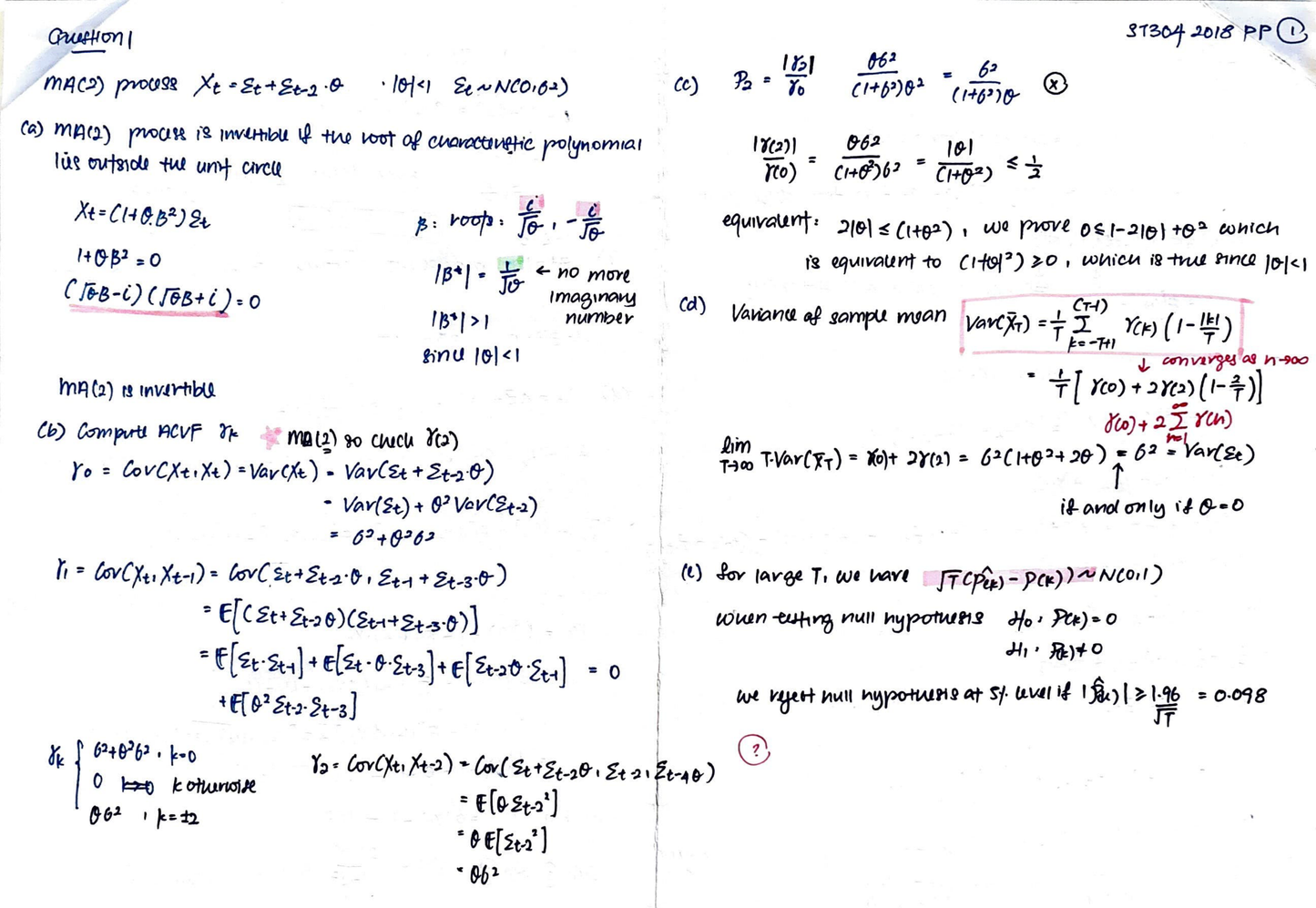 LSE Past Paper ST304 (2018) Pg3