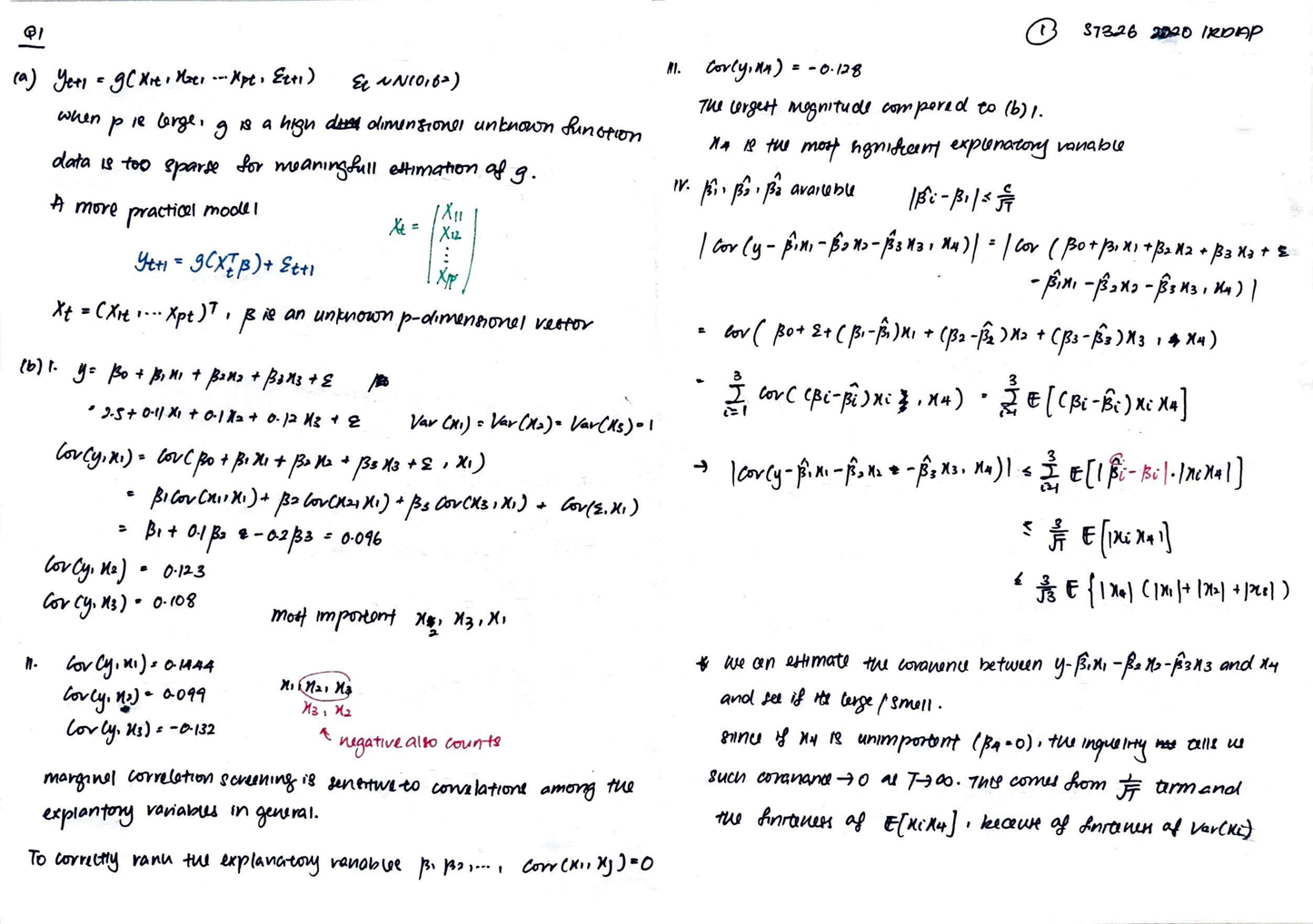 LSE Past Paper ST326 (2020 IRDAP) Pg1