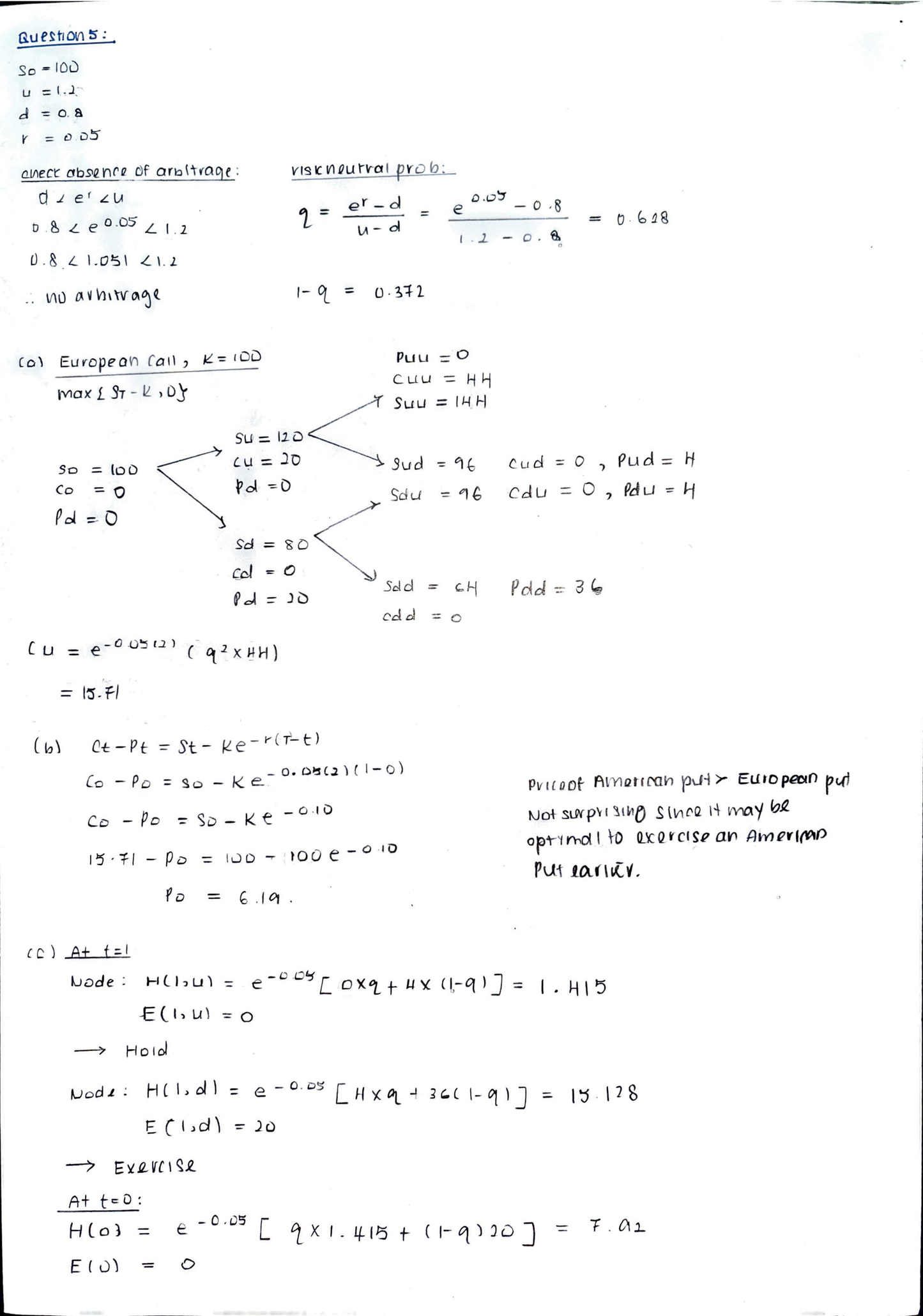 LSE Past Paper Solution ST330 (2015) Pg2