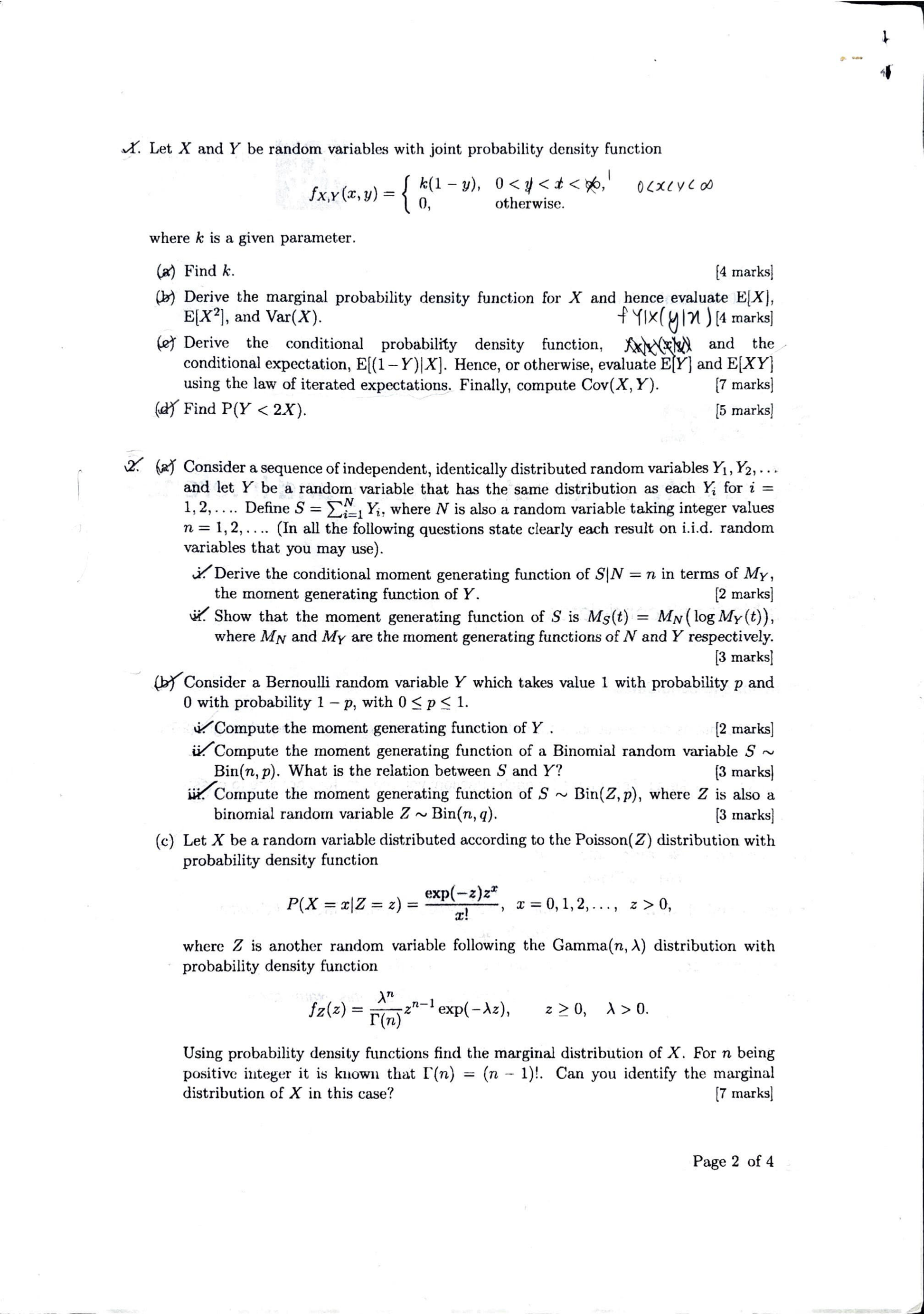 LSE Past Paper ST202 (2017 LT) Pg2