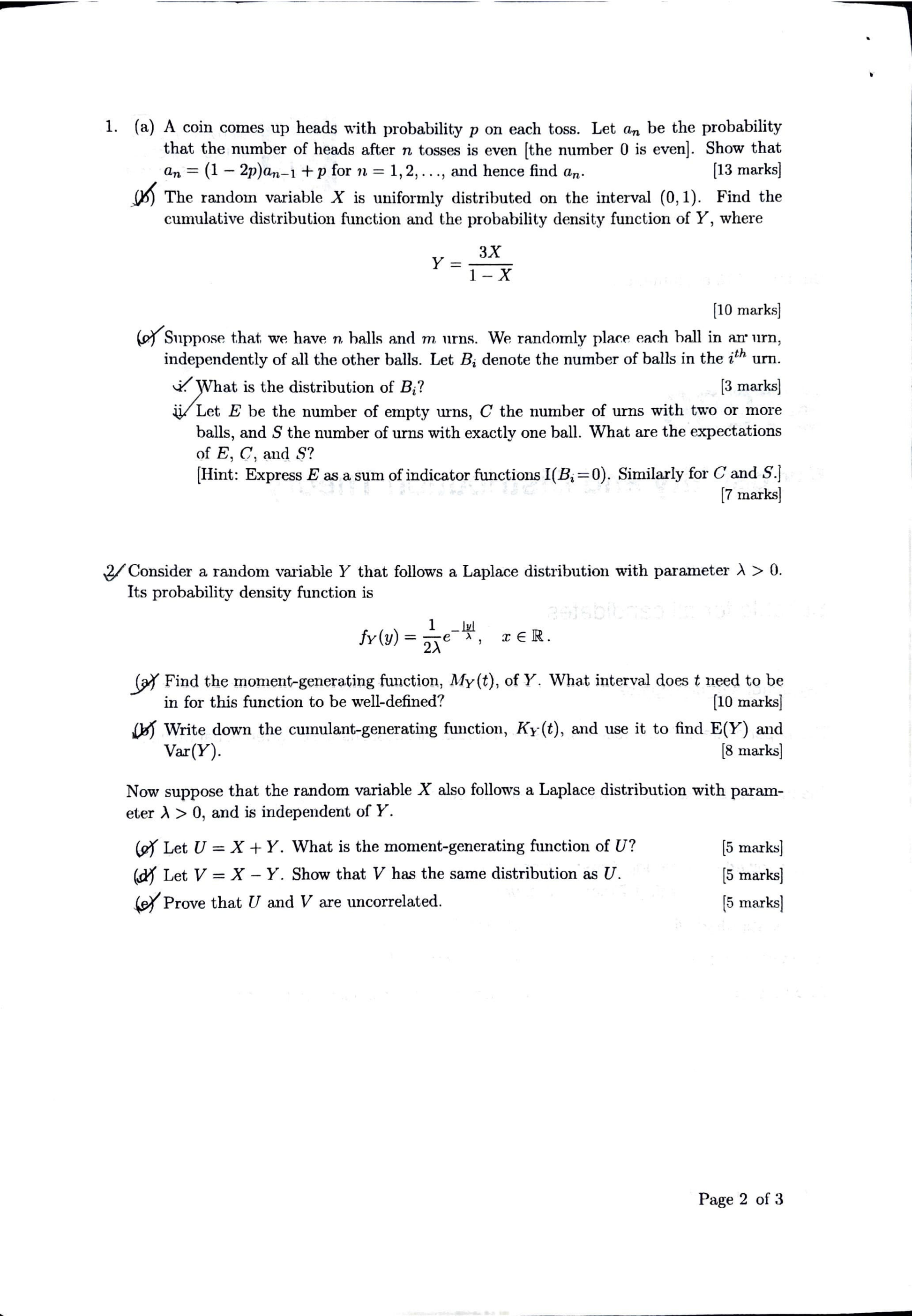 LSE Past Paper ST206 (2018) Pg2