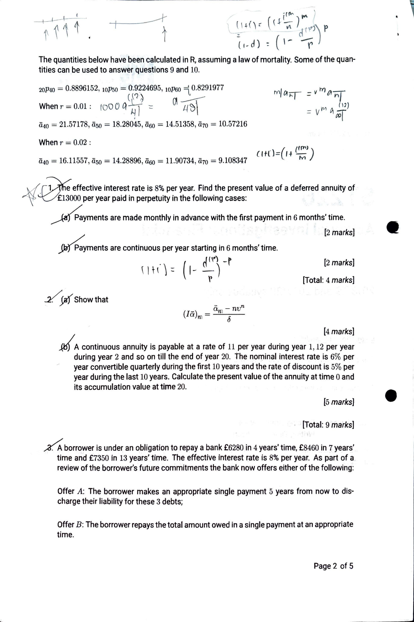 LSE Past Paper ST226 (2020) Pg2