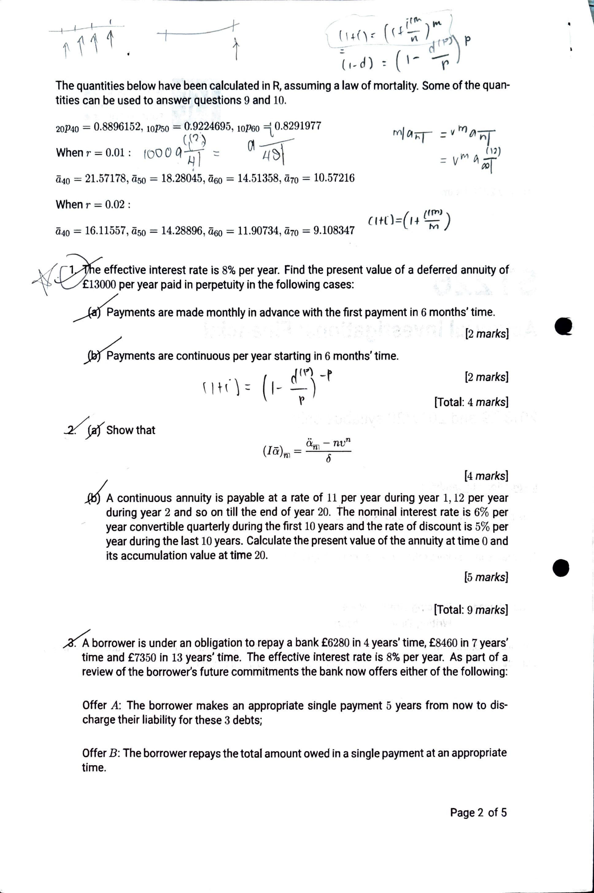 LSE Past Paper ST226 (2020) Pg2