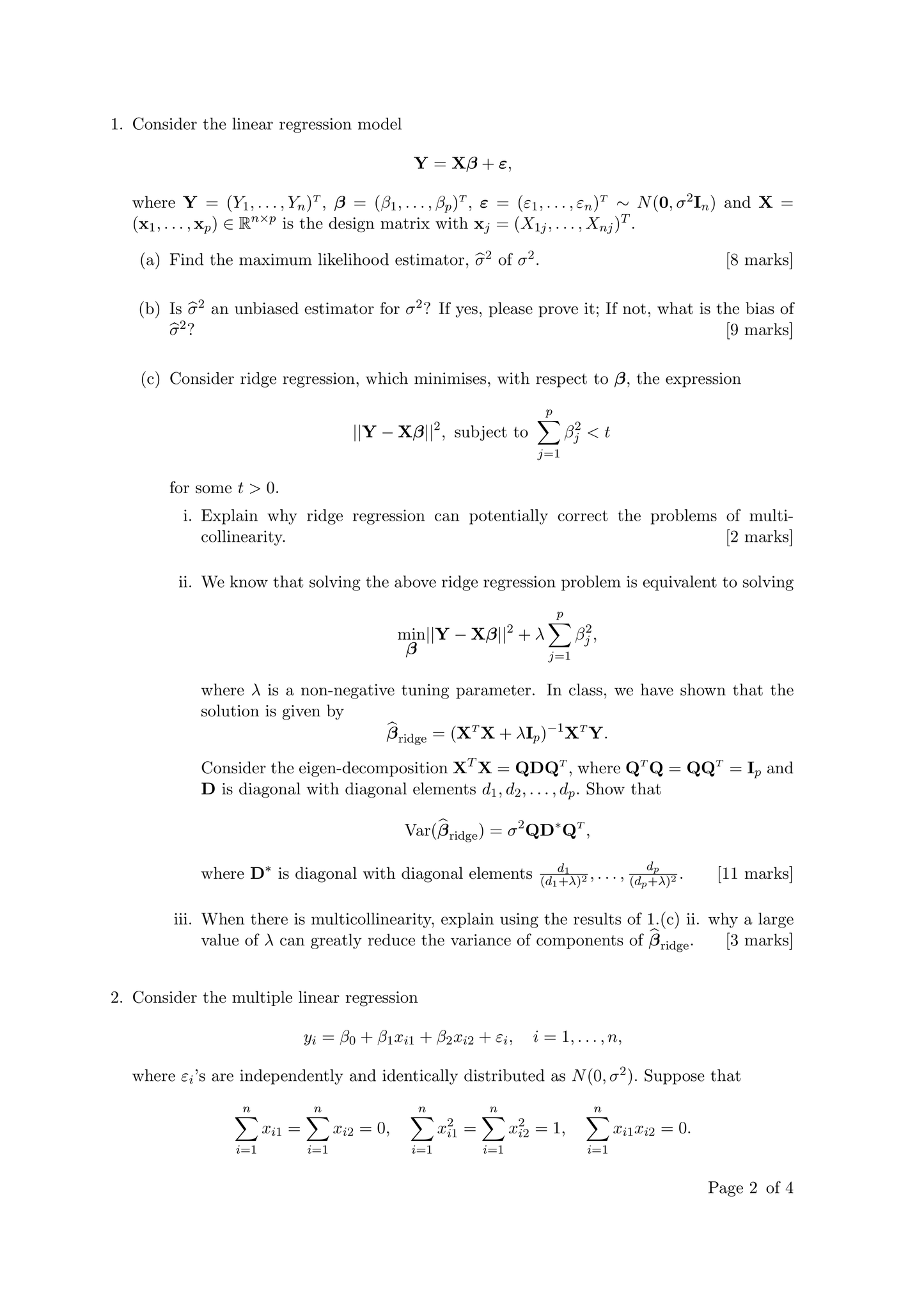 LSE Past Paper ST300 (2018) Pg2