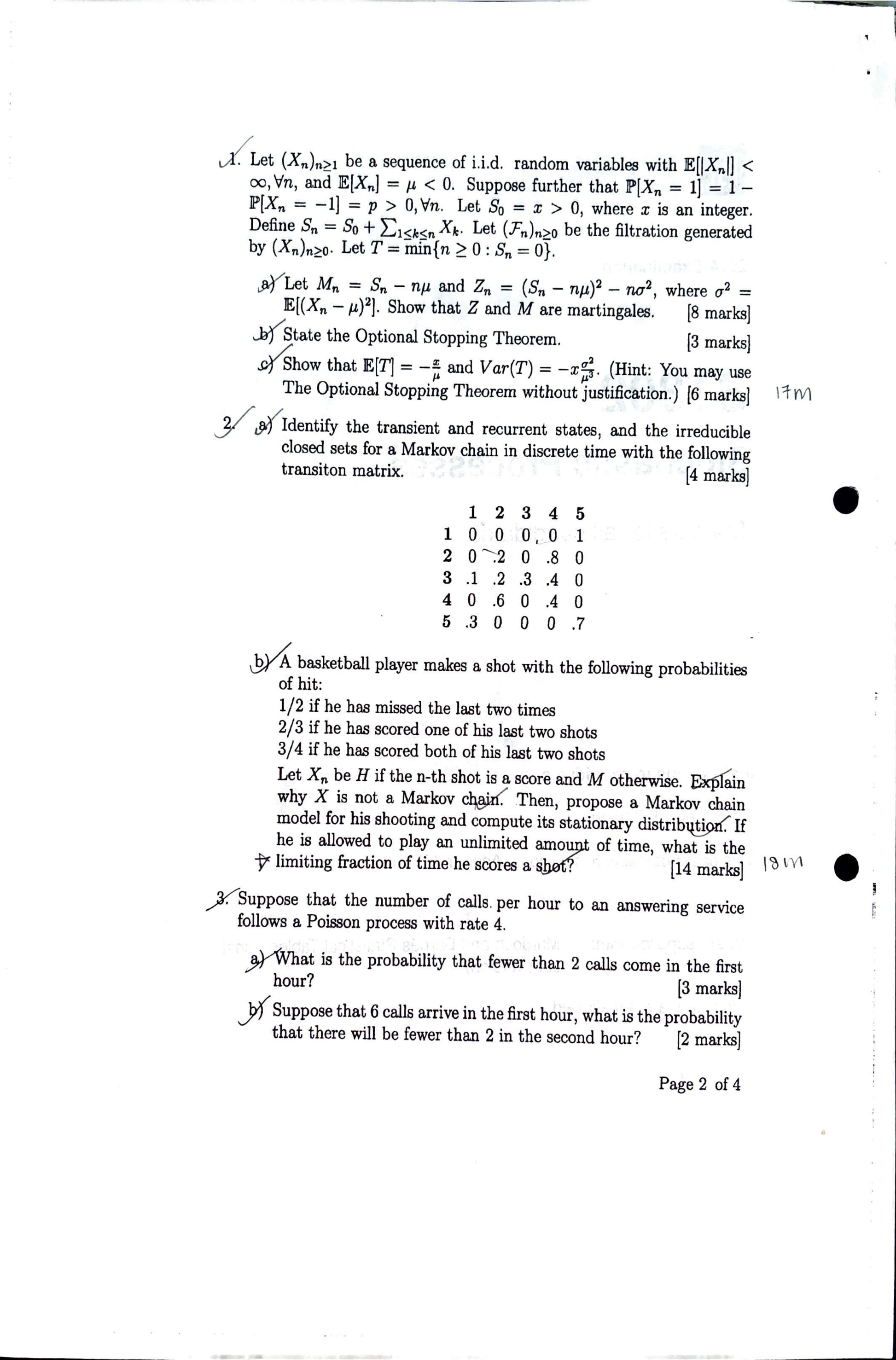 LSE Past Paper ST302 (2014) Pg2
