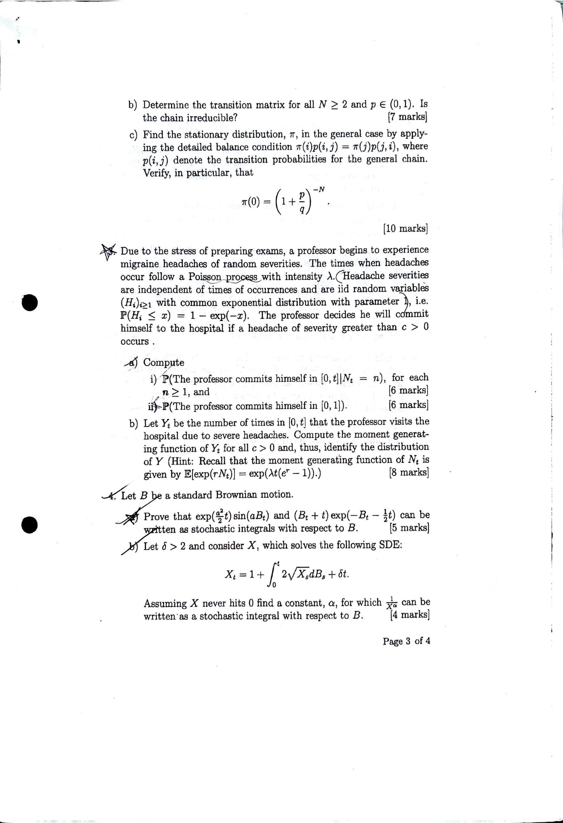 LSE Past Paper ST302 (2015) Pg2