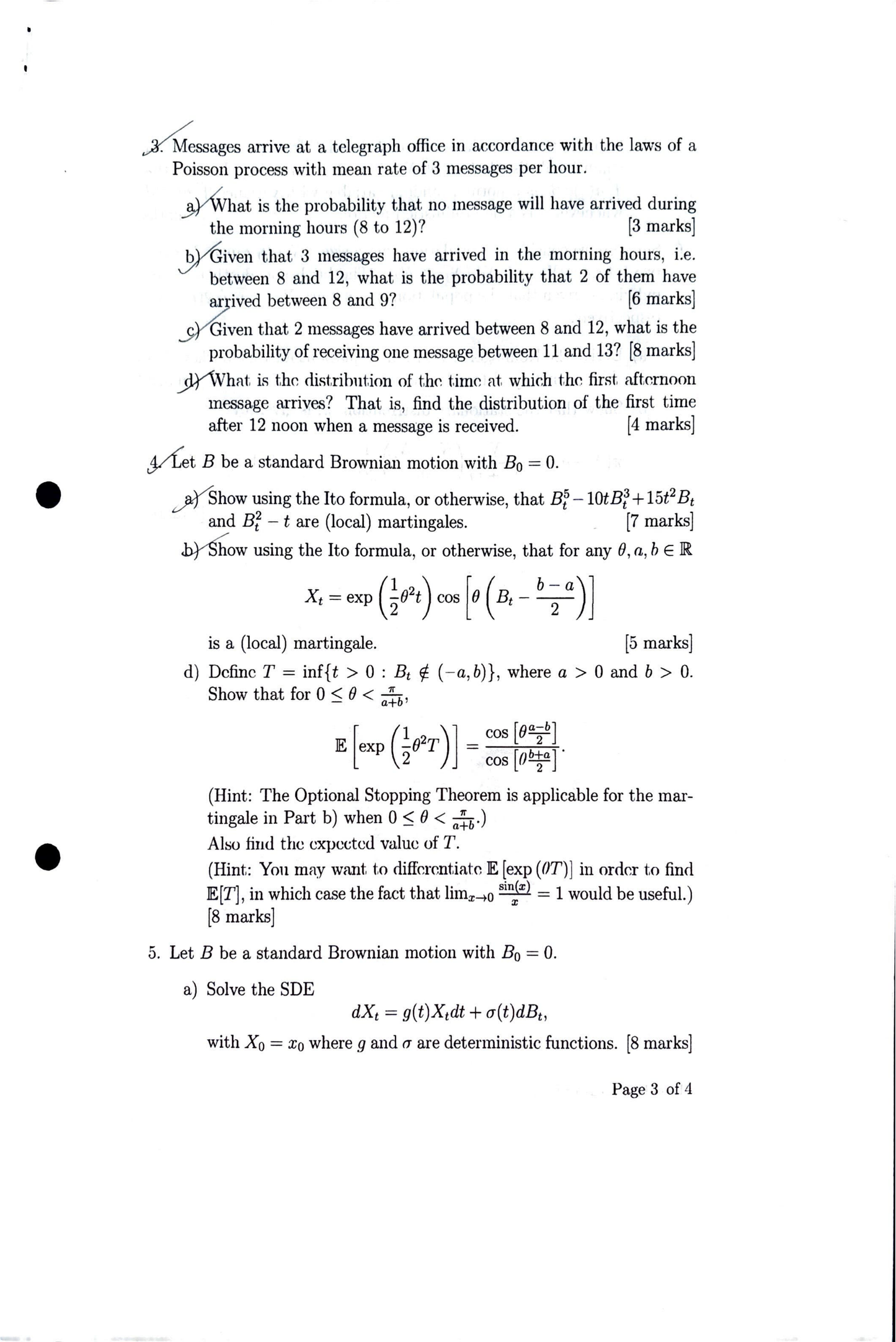 LSE Past Paper ST302 (2016) Pg2