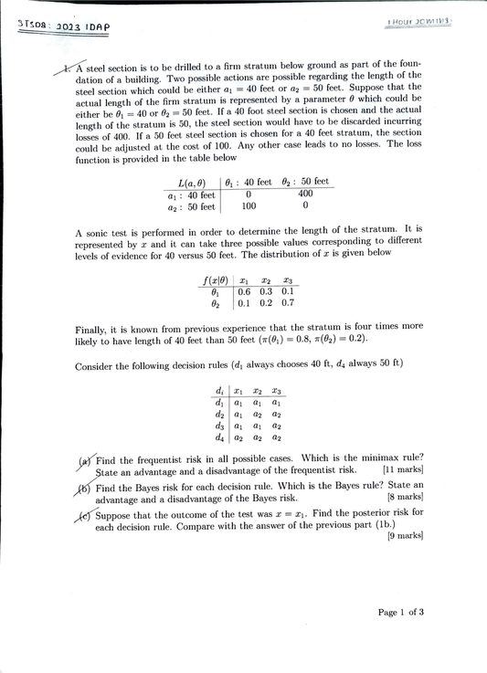 LSE Past Paper ST308 (IRDAP 2023) Pg1