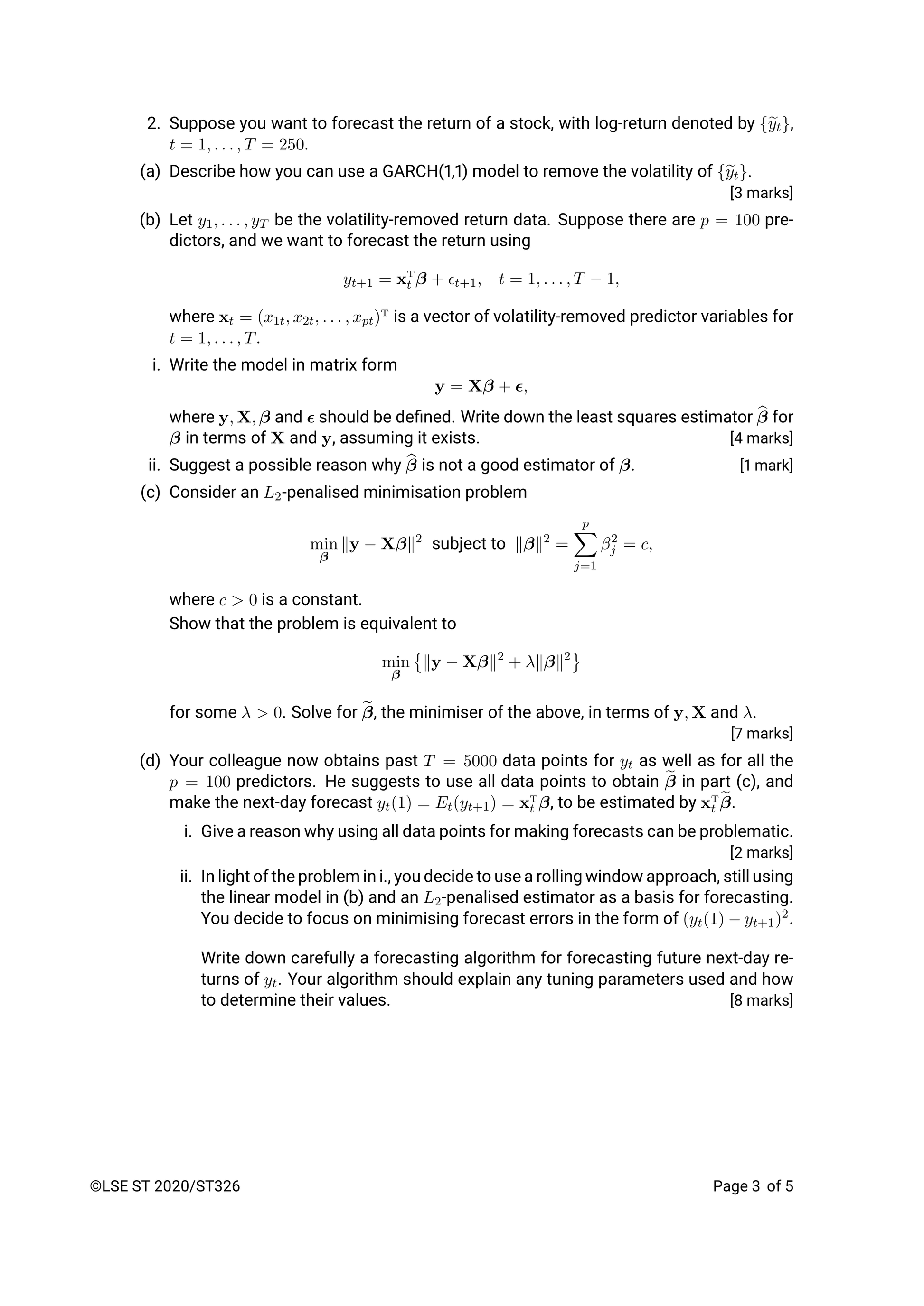 LSE Past Paper ST326 (2020) Pg2