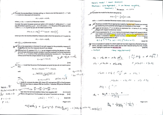 LSE Past Paper ST330 (2021) Pg 1