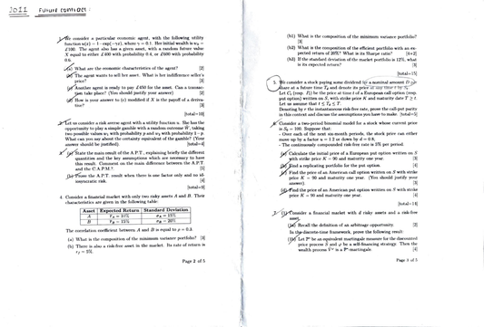 LSE Past Paper Solution ST330 (LT 2011) Pg1