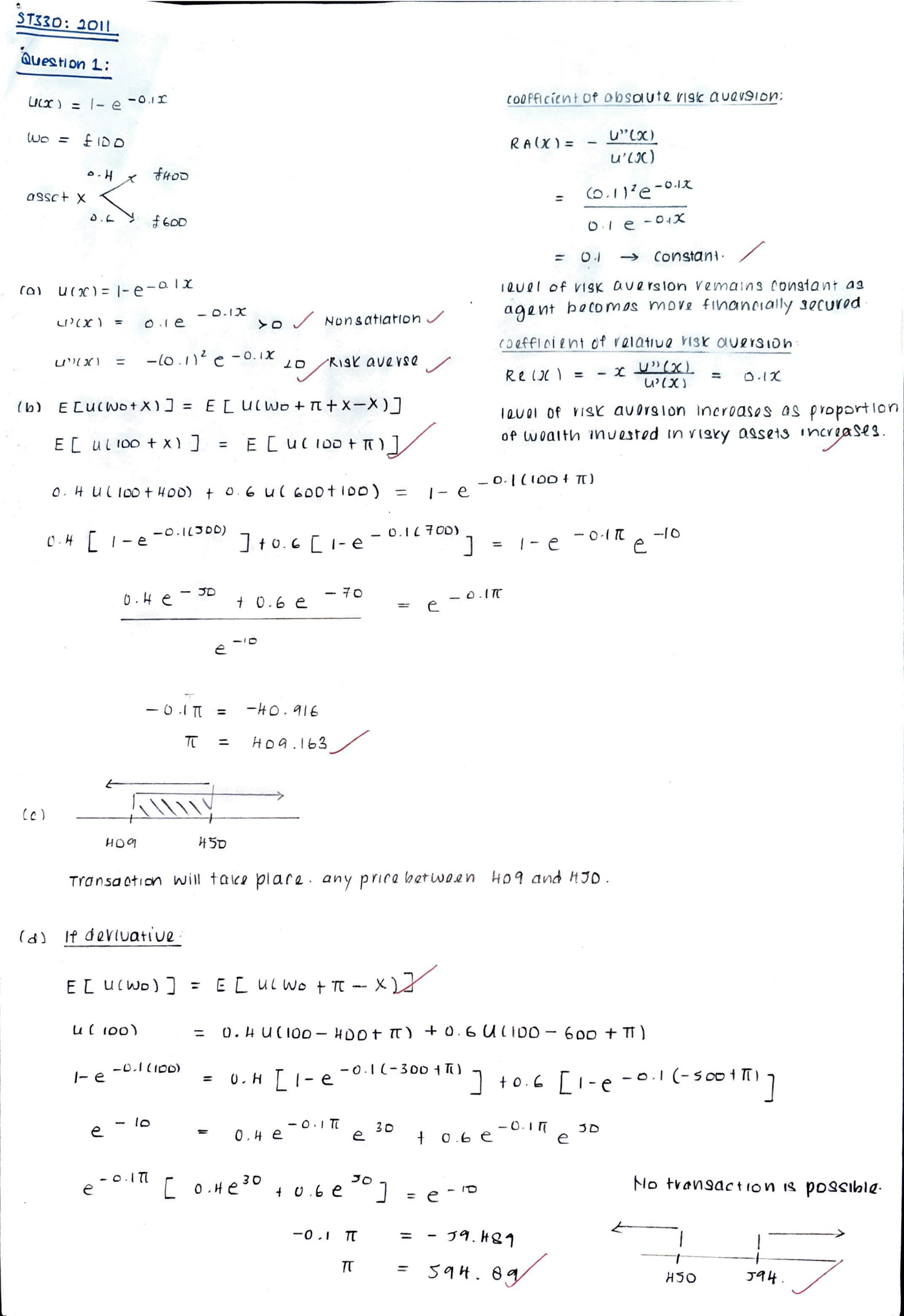 LSE Past Paper Solution ST330 (LT 2011) Pg2