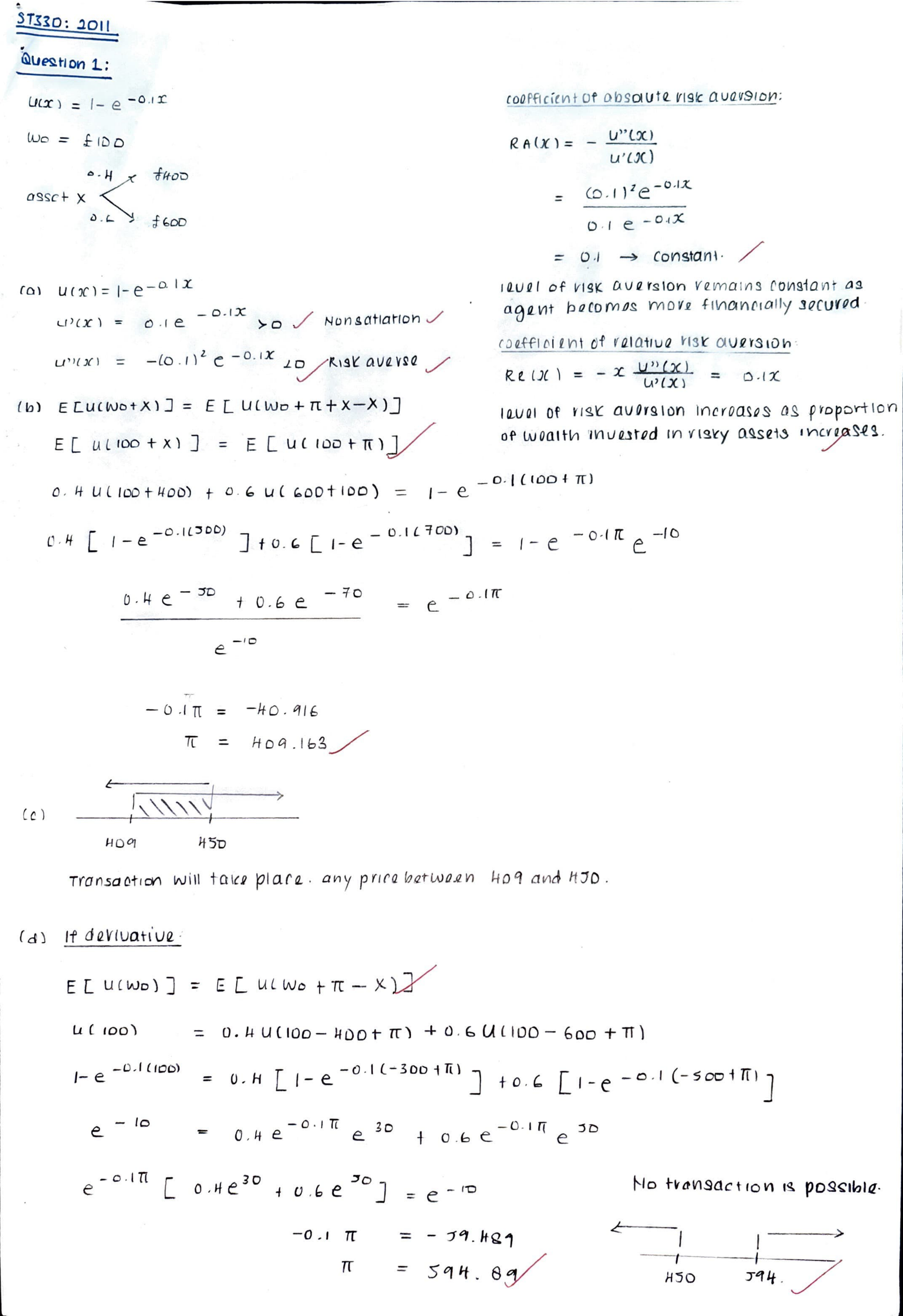 LSE Past Paper Solution ST330 (LT 2011) Pg2