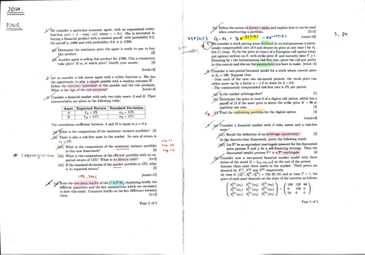 LSE Past Paper Solution ST330 (LT 2014) PG1