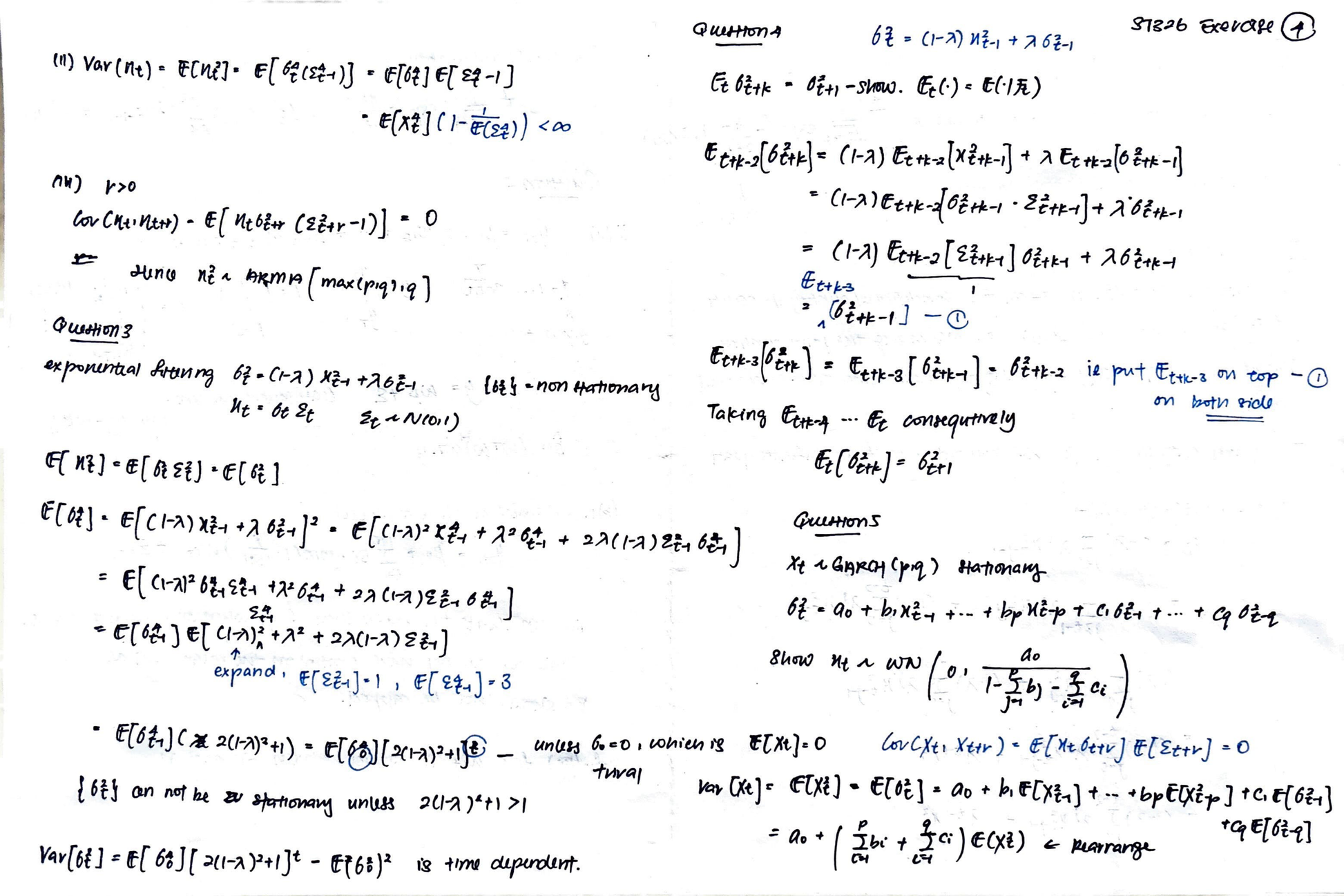 LSE Problem Sets ST326 Pg3